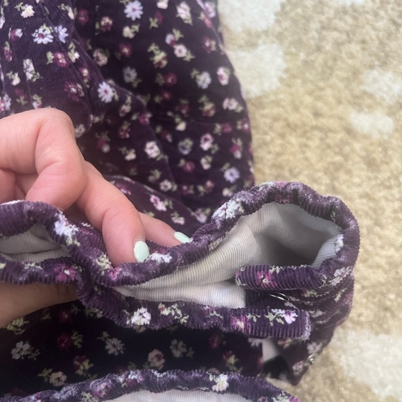 Vintage Baby Gap Floral Corduroy Romper - 18/24M - Picture 13 of 13